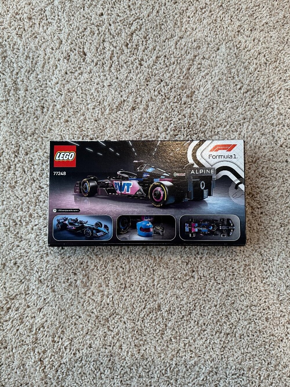 LEGO Speed Champions Formula 2 77248 BWT Alpine F1 Team A524 258 pcs